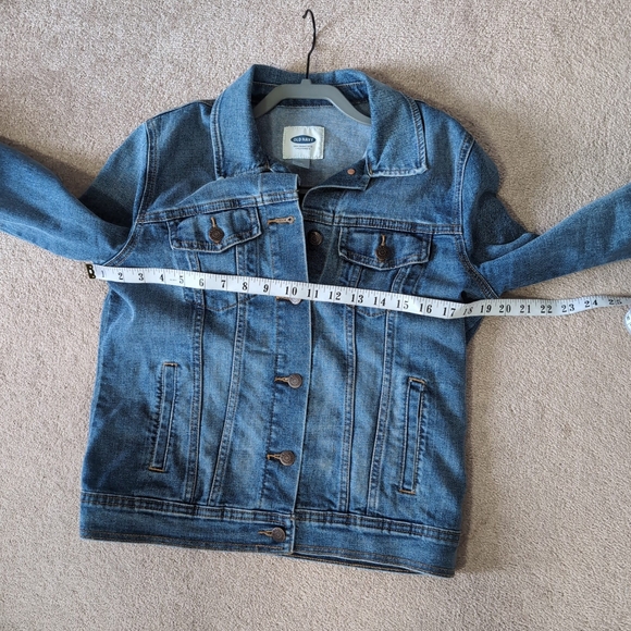 Old Navy Stretch Retro 90s Country Western Classic Denim Jacket M - Picture 5 of 7